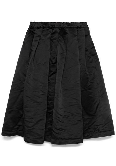 Black satin midi skirt Comme Des Garçons - unisex COMME DES GARCONS BLACK | 1OS0030521